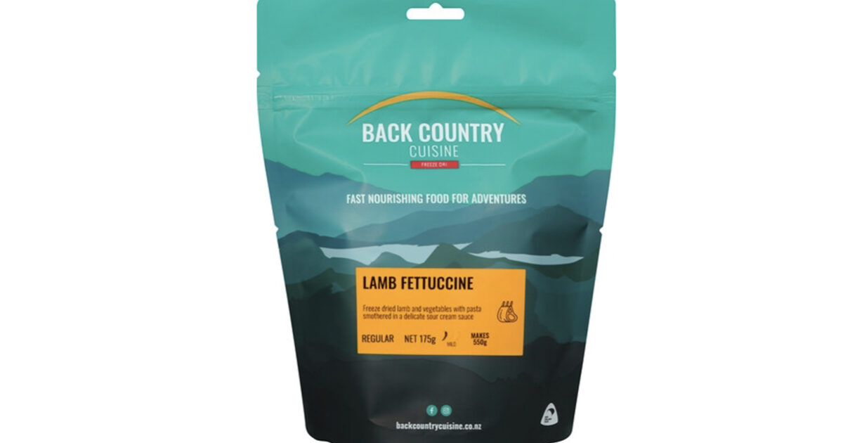 Australian Hiker Back Country Cuisine Lamb Fettuccine