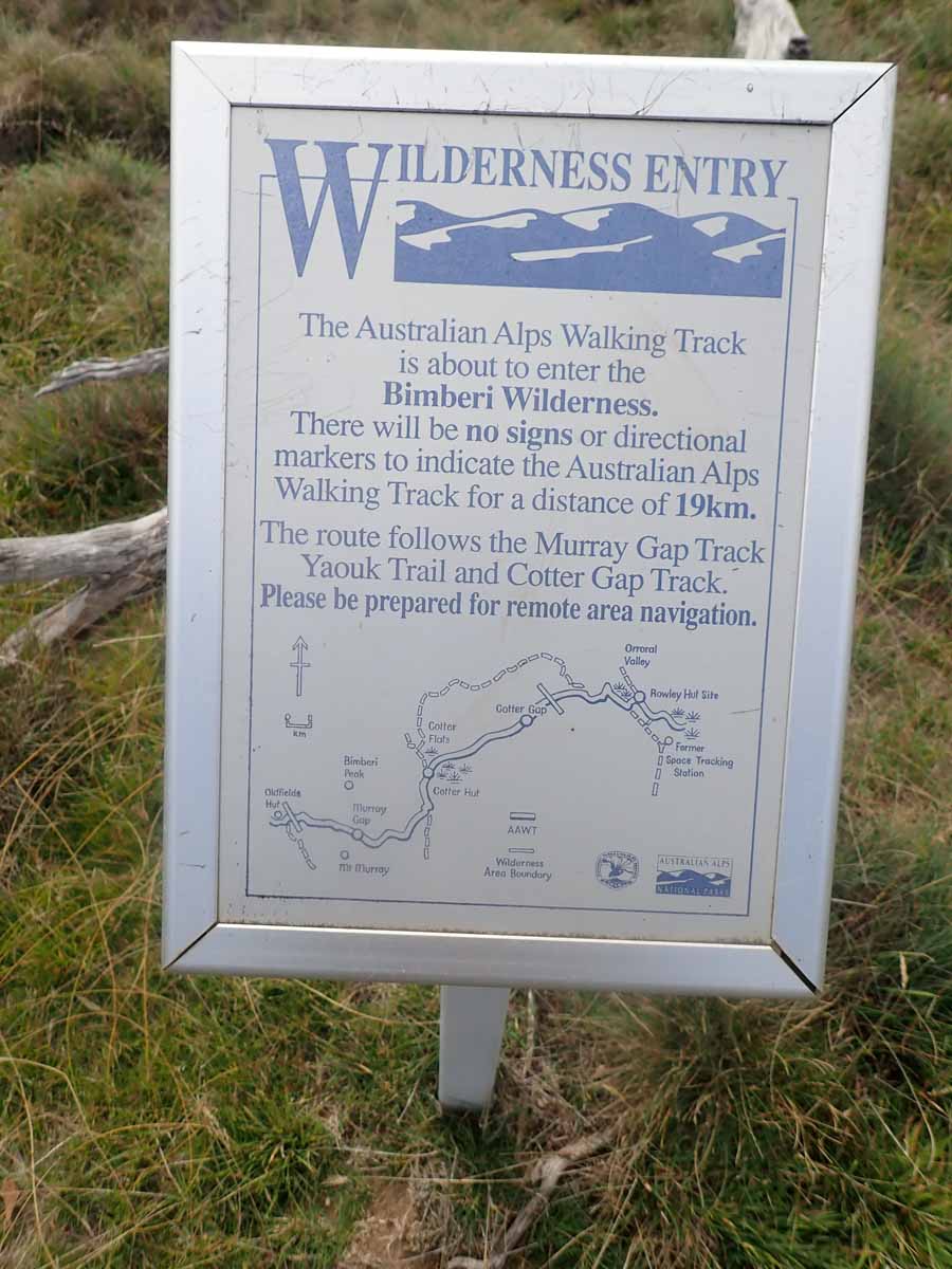 Trail-warning-sign