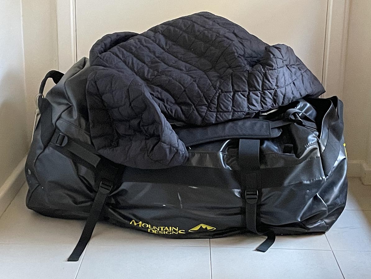 Packed Bag Tasmanian Trail